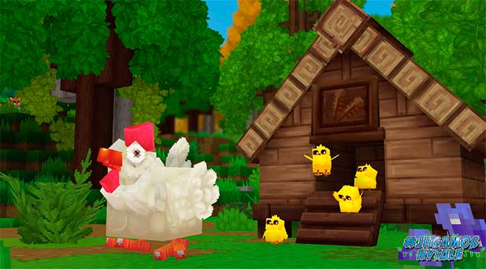 naturaleza y animales en hytale